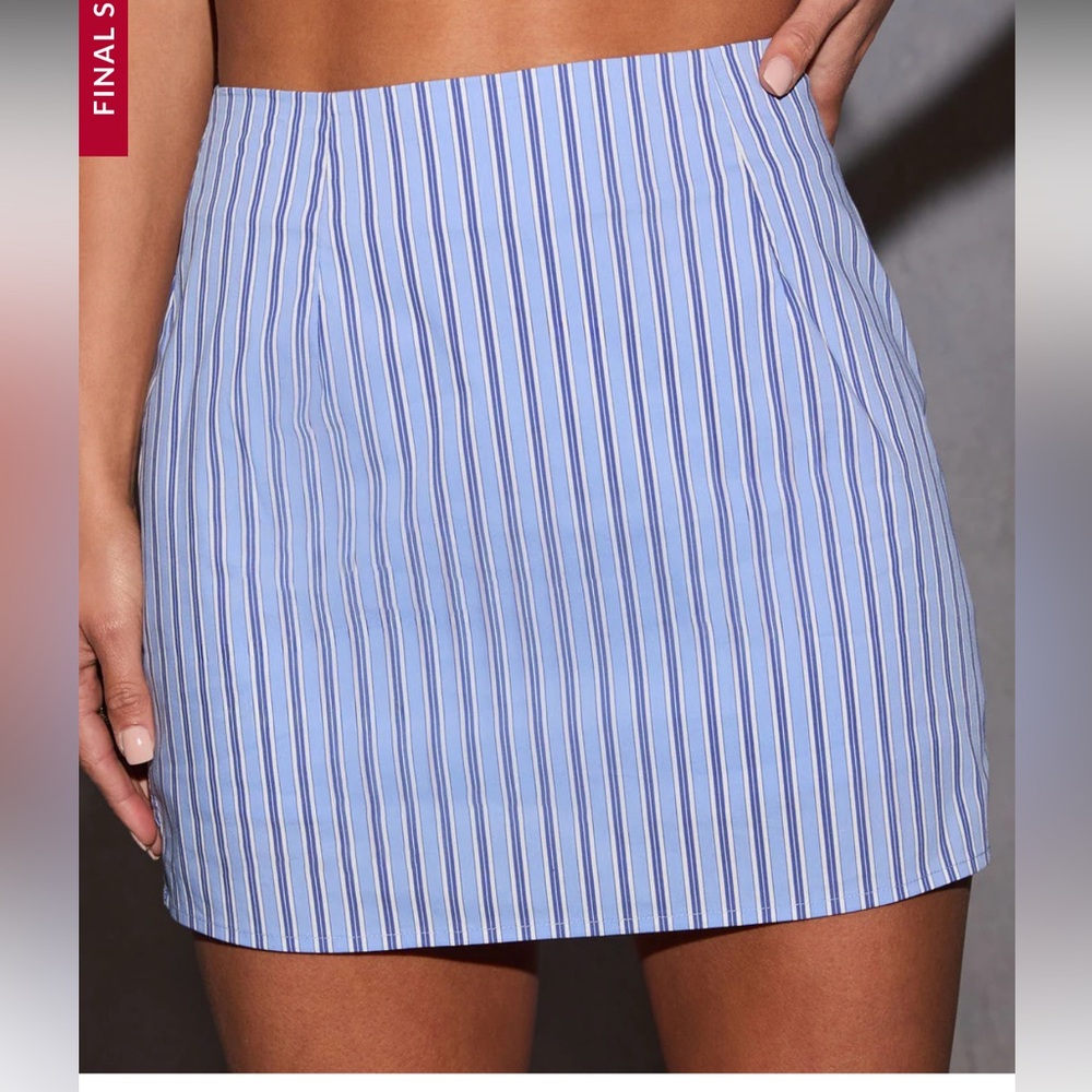 Vici Pinstripe Skirt